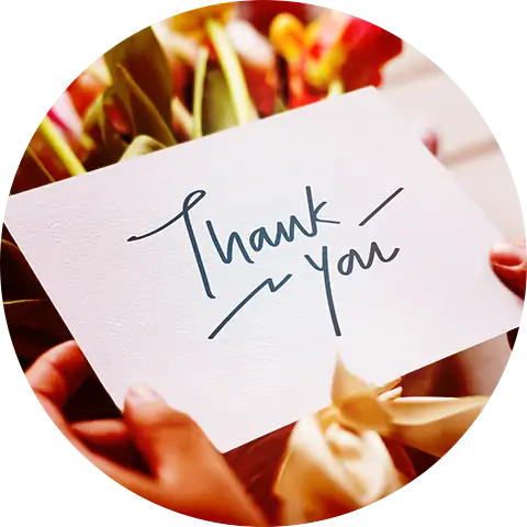 メッセージカードと一緒に届く